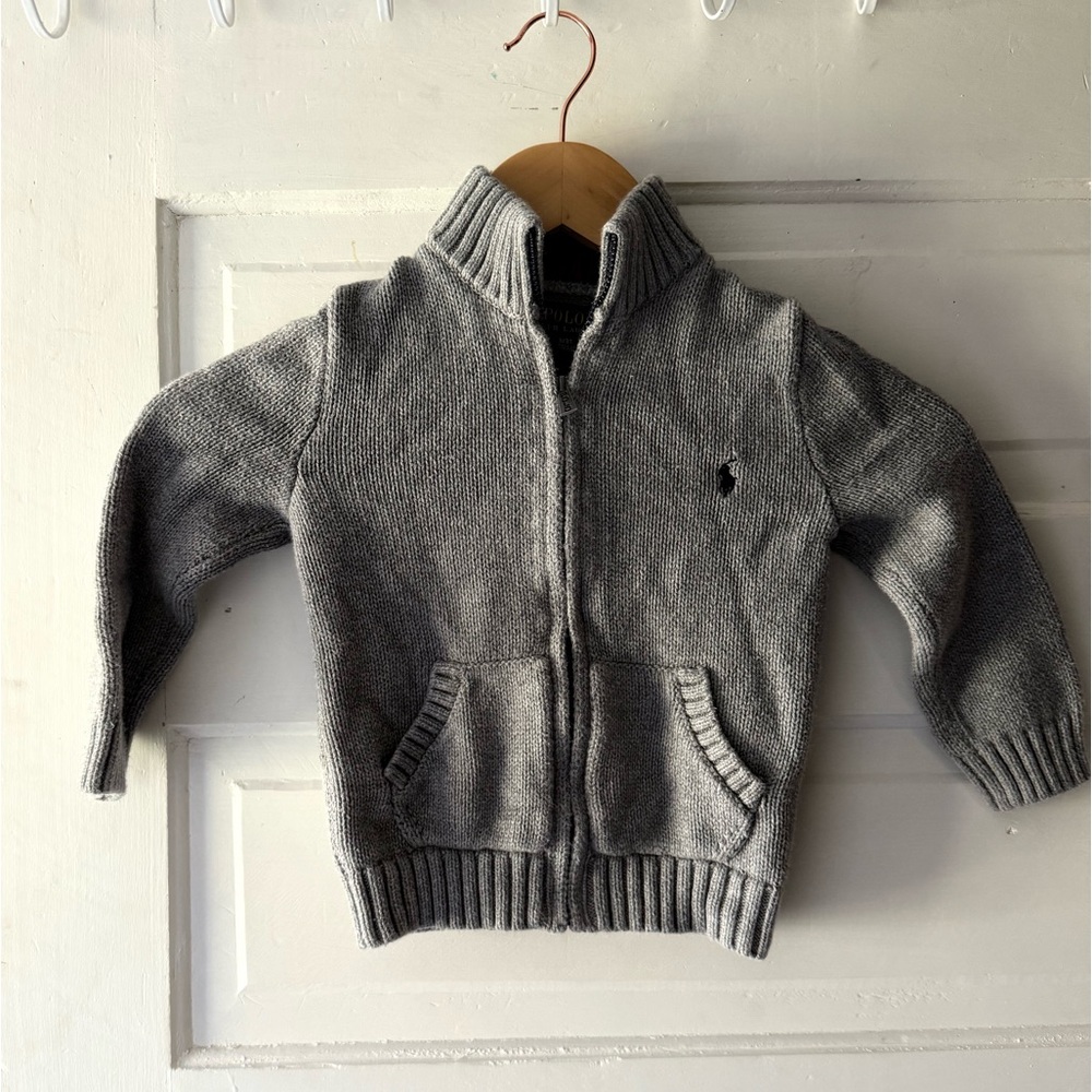 Polo by Ralph Lauren Kids' Gray Knit Sweater